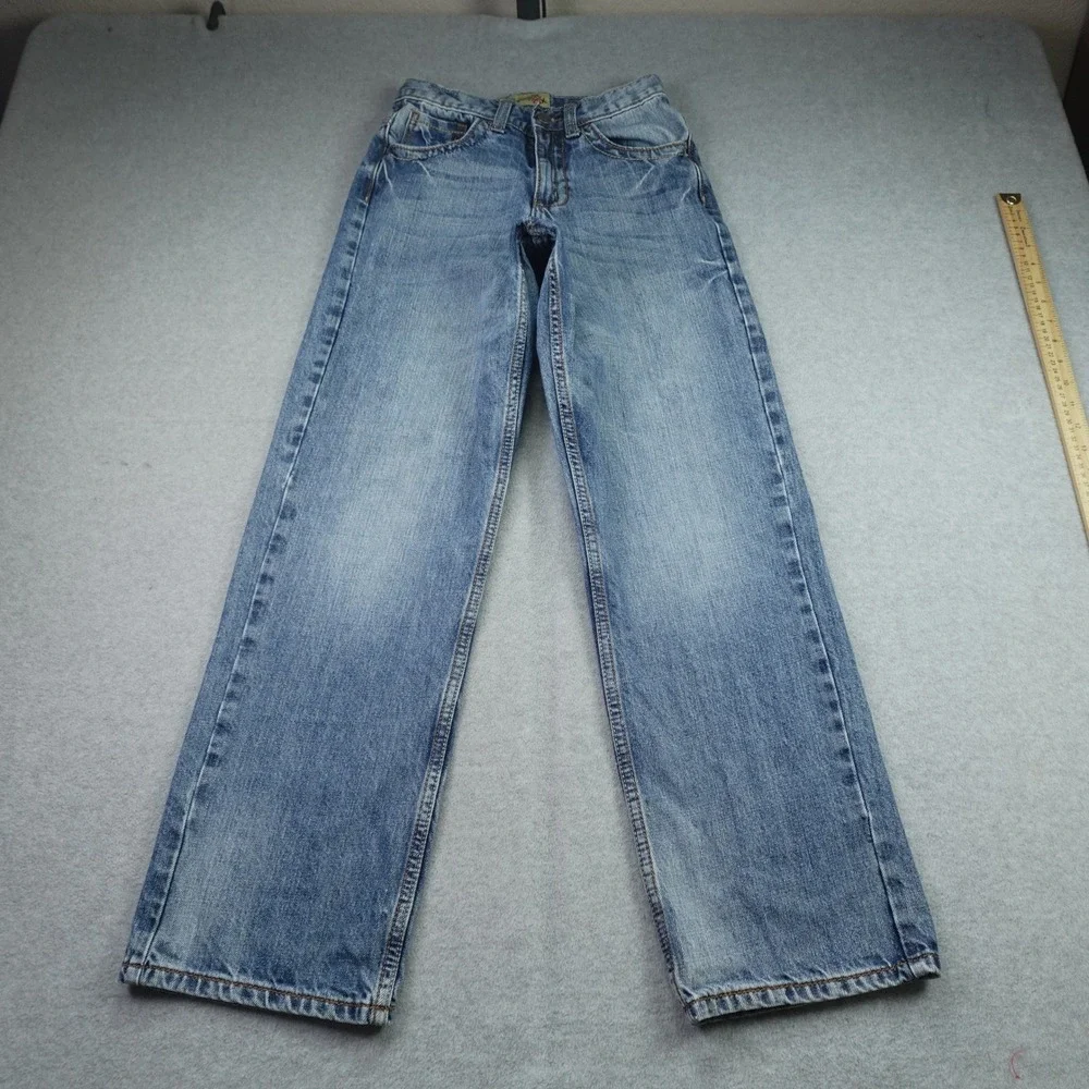 Wrangler 20X Jeans Boys 16 Slim Blue Western Straight Denim Casual